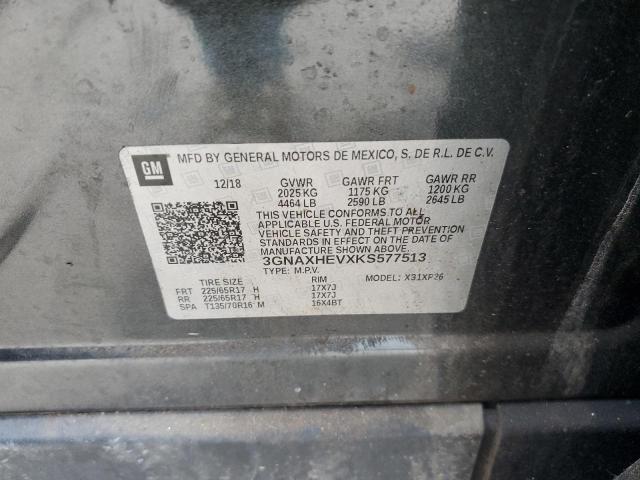 3GNAXHEVXKS577513 2019 CHEVROLET EQUINOX - Image 12