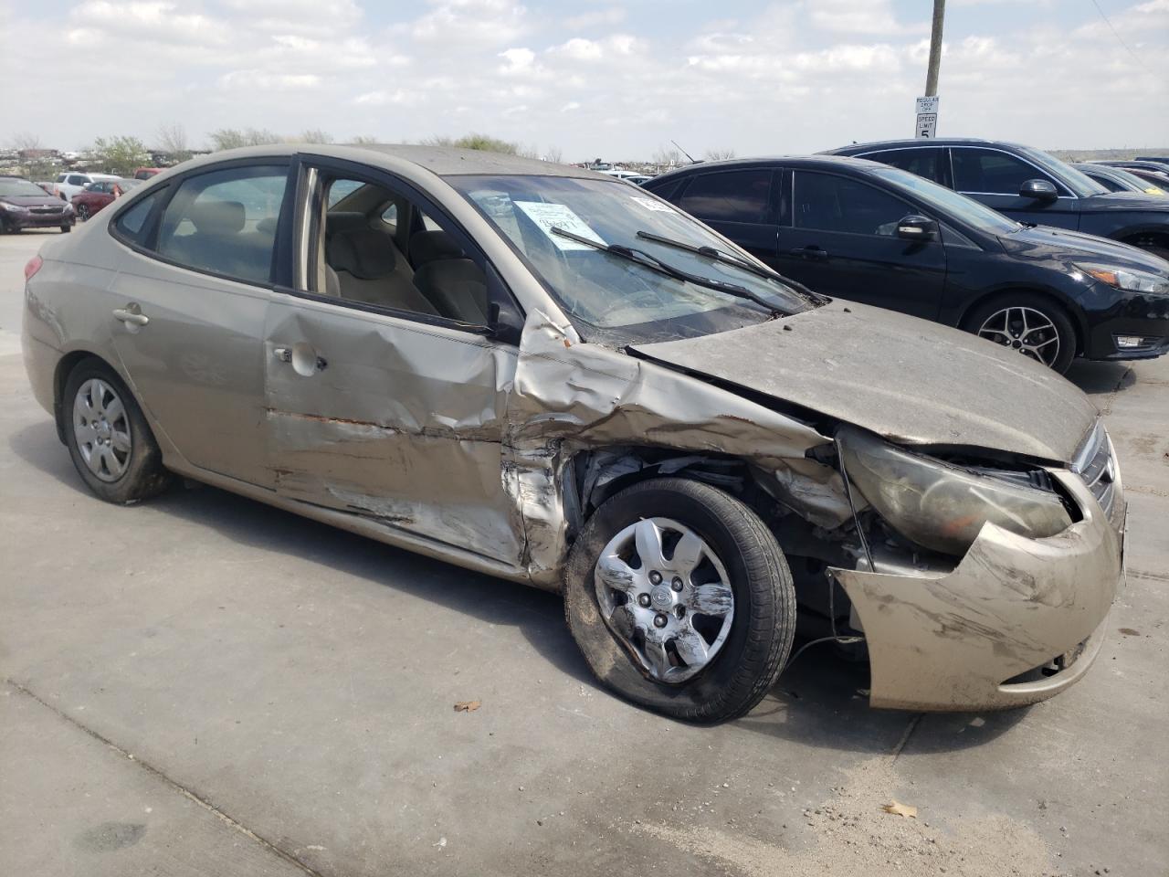 KMHDU46D17U028296 2007 Hyundai Elantra Gls