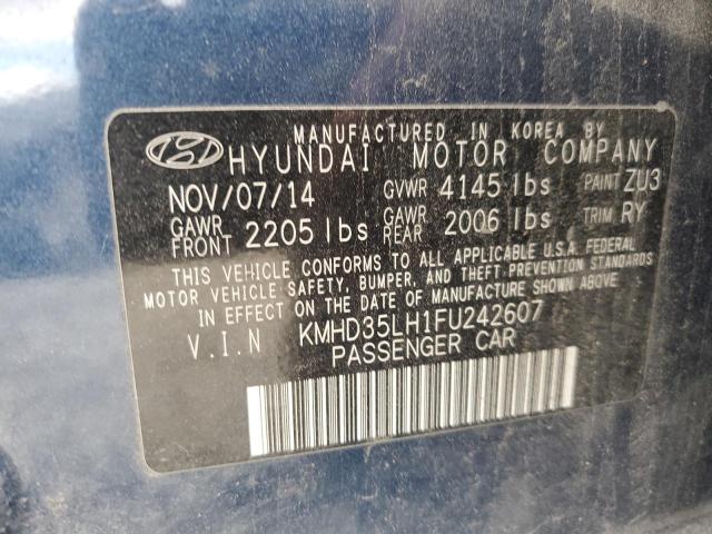 2015 HYUNDAI ELANTRA GT - KMHD35LH1FU242607