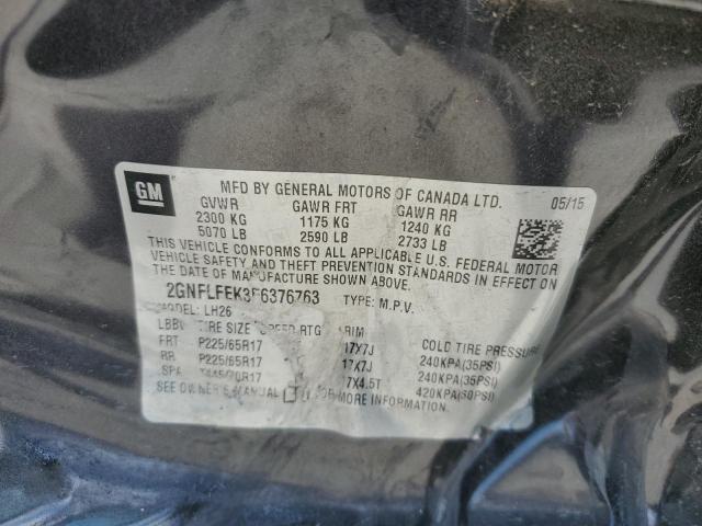 2015 CHEVROLET EQUINOX LT - 2GNFLFEK3F6376763