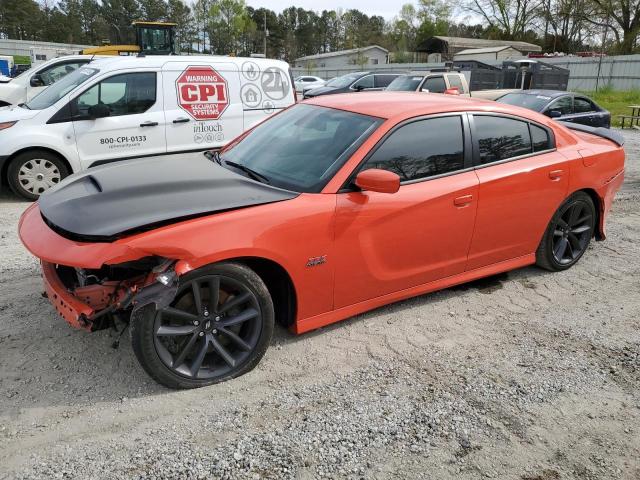 Lot #2475831156 2019 DODGE CHARGER SC salvage car