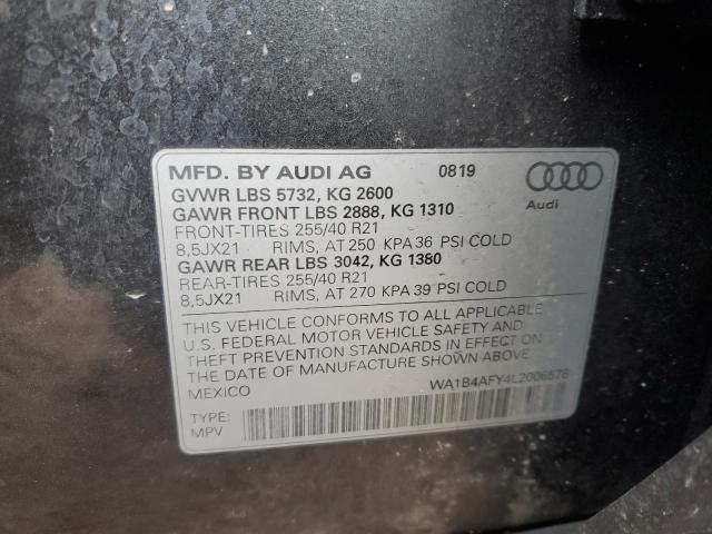 WA1B4AFY4L2006578 2020 AUDI SQ5 - Image 13