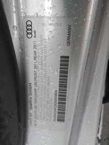 2016 AUDI RS7 WUAW2AFC8GN900804