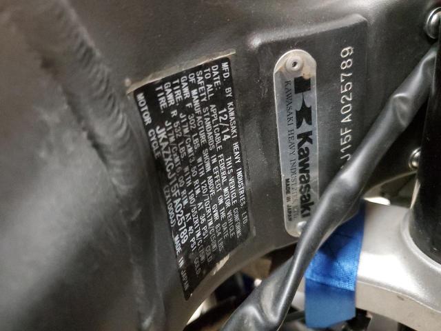 2015 KAWASAKI ZX1000 J - JKAZXCJ15FA025789