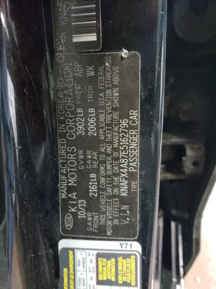 KNAFX4A87E5162797 2014 Kia Forte Ex
