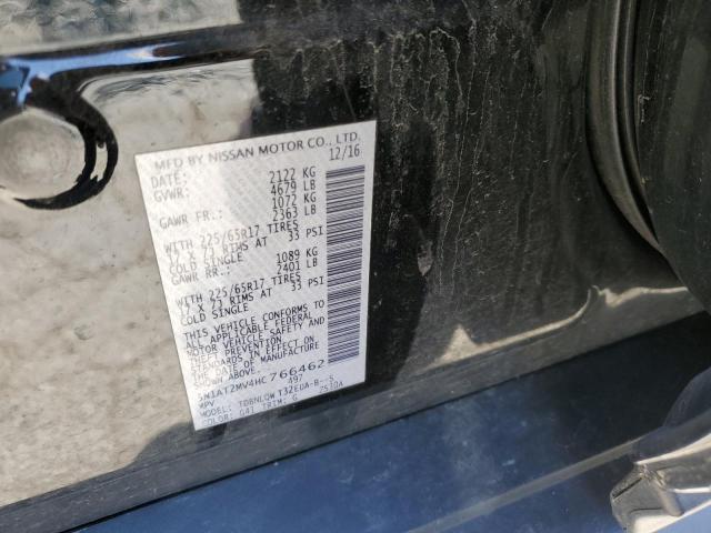 2017 Nissan Rogue Sv VIN: 5N1AT2MV4HC766462 Lot: 48346294