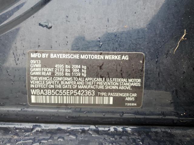 2014 BMW 328 Xi Sulev VIN: WBA3B5C55EP542363 Lot: 45311994