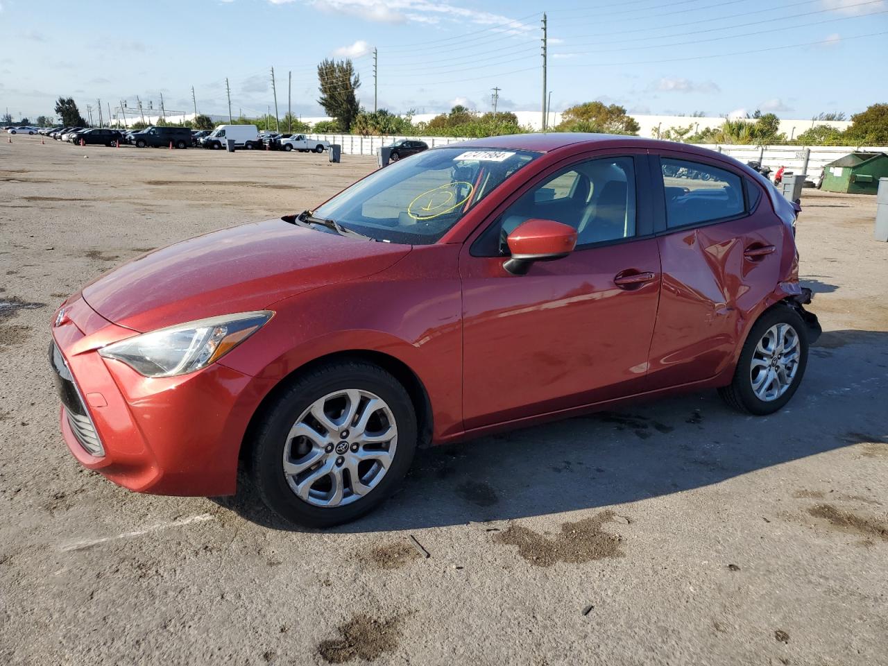 3MYDLBYV3HY167671 2017 Toyota Yaris Ia