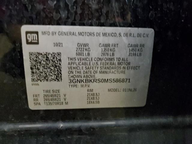 2021 CHEVROLET BLAZER RS - 3GNKBKRS0MS586871