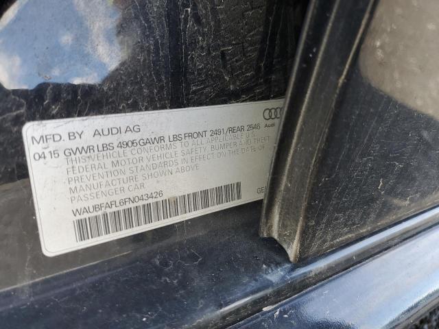 VIN WAUBFAFL6FN043426 2015 Audi A4, Premium no.12