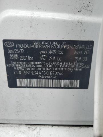 5NPE34AF5KH770966 | 2019 Hyundai sonata limited