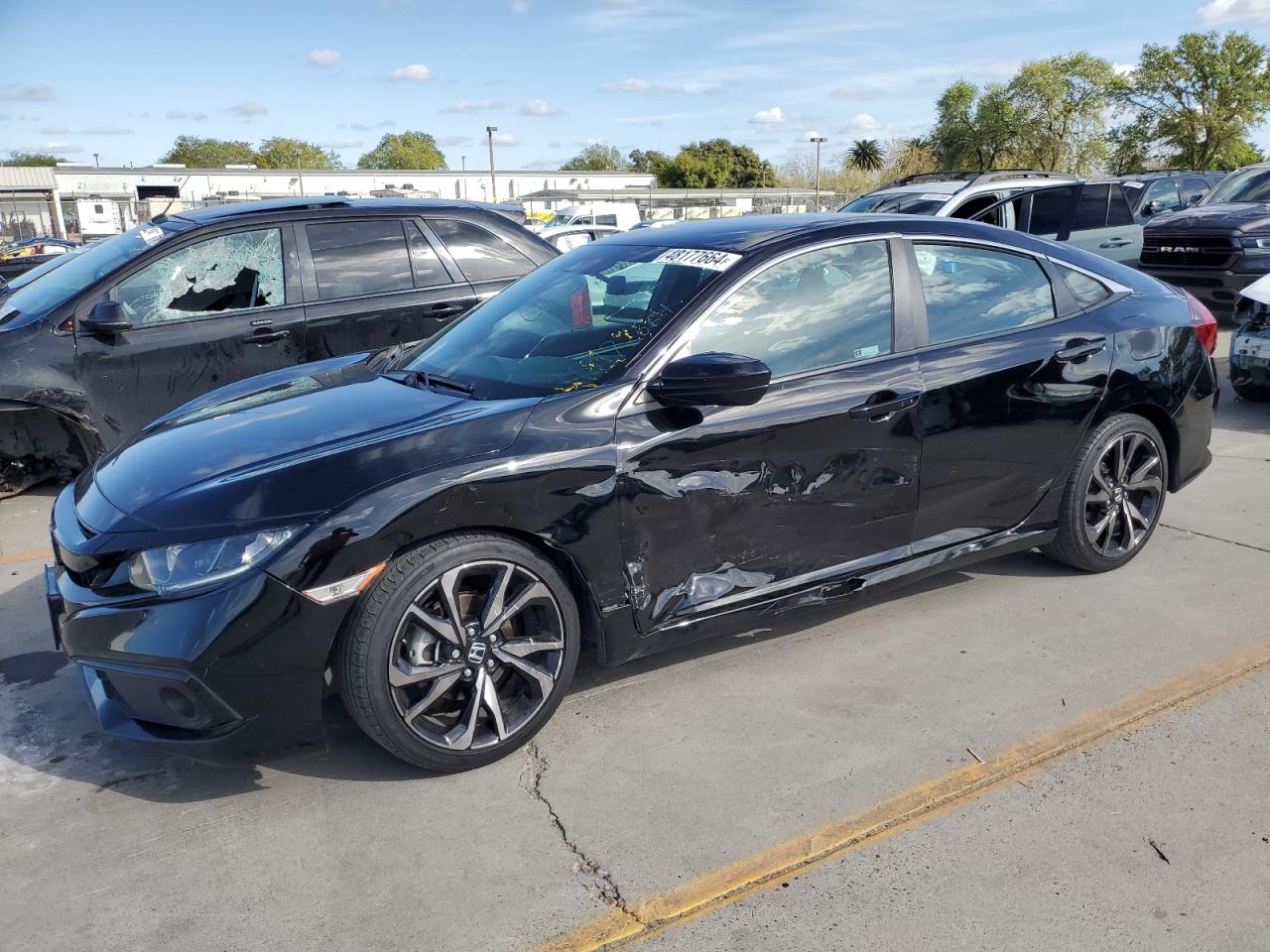 2HGFC2F83KH585067 2019 Honda Civic Sport