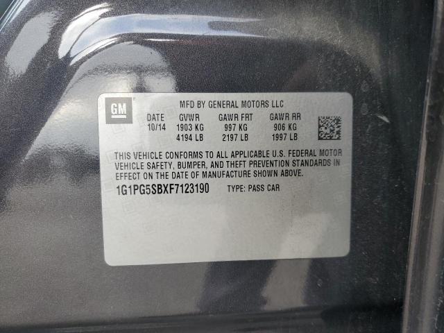 2015 CHEVROLET CRUZE LTZ - 1G1PG5SBXF7123190