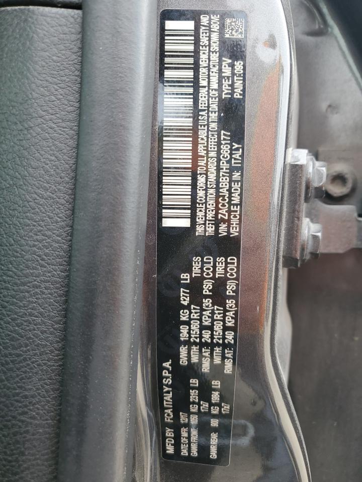 ZACCJABB7HPG66177 2017 Jeep Renegade Latitude