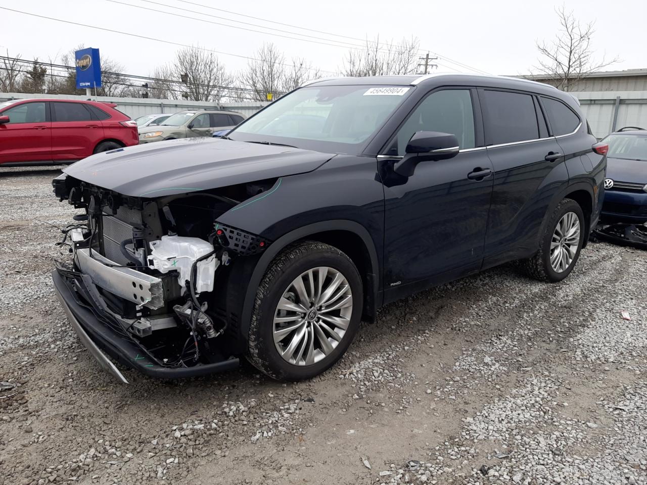 2023 Toyota Highlander Hybrid at KY - Walton, Copart lot 45649904 