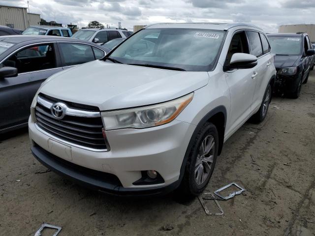 VIN 5TDJKRFH0ES024108 2014 Toyota Highlander, Xle no.1