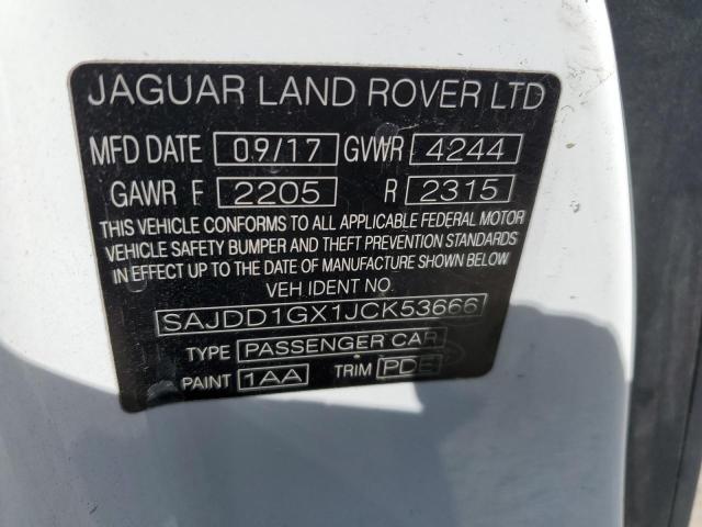 Lot #2427838521 2018 JAGUAR F-TYPE salvage car