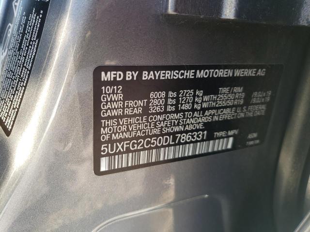  BMW X6 2013 Серый