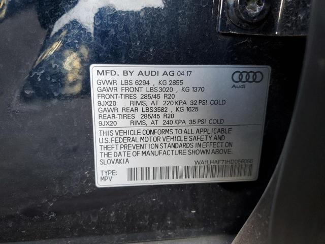 VIN WA1LHAF71HD056088 2017 Audi Q7, Premium Plus no.14