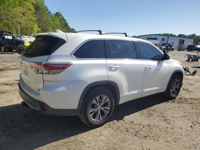 VIN 5TDZKRFH4ES031162 2014 Toyota Highlander, LE no.3