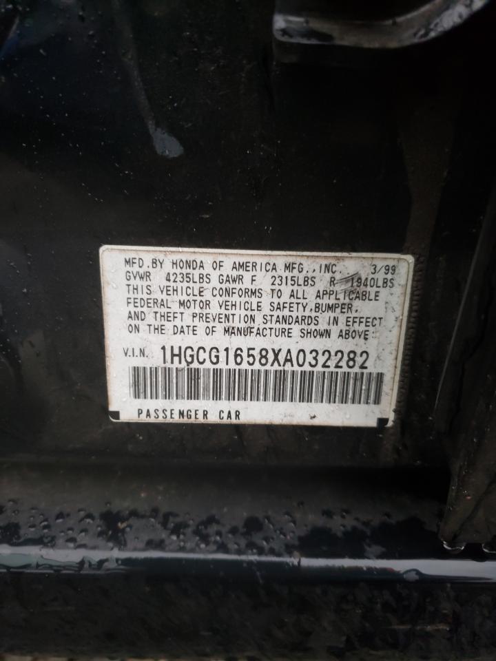1HGCG1658XA032282 1999 Honda Accord Ex