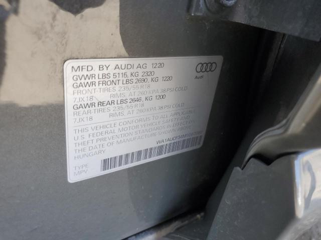 2021 Audi Q3 Premium 40 VIN: WA1AUCF34M1067089 Lot: 47933884