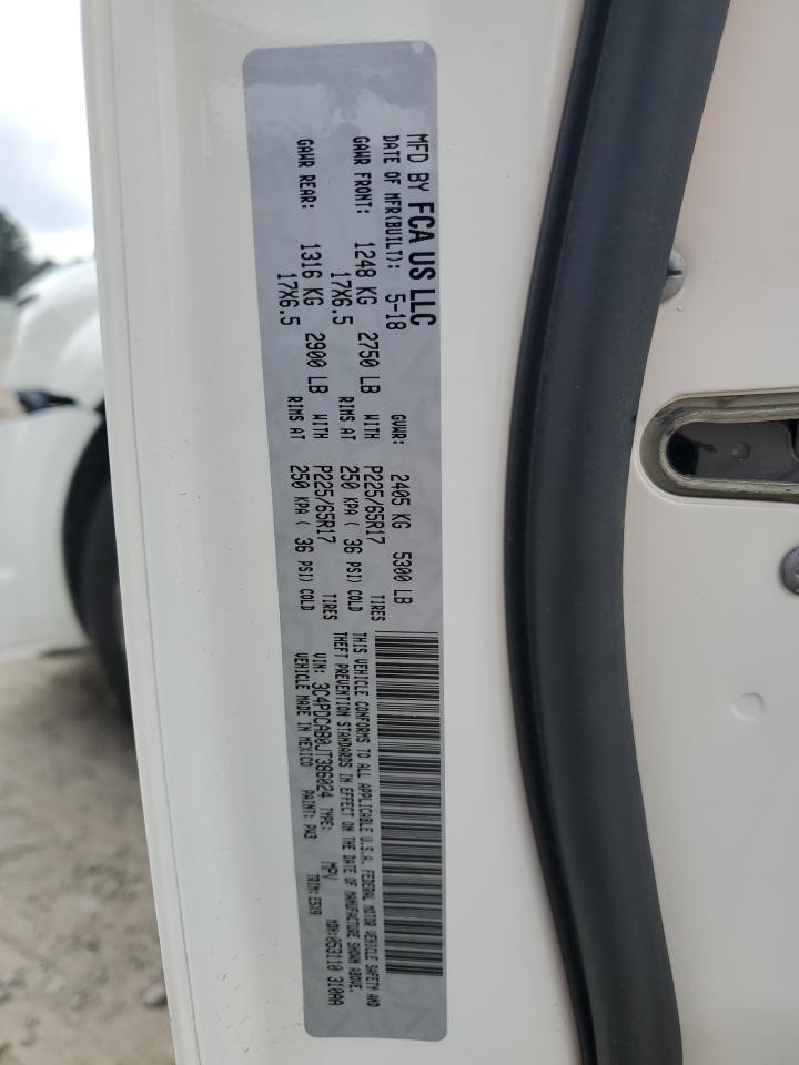 3C4PDCAB0JT386024 2018 Dodge Journey Se