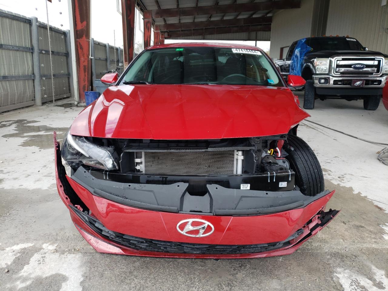 KMHLM4AJXNU028495 2022 Hyundai Elantra Blue