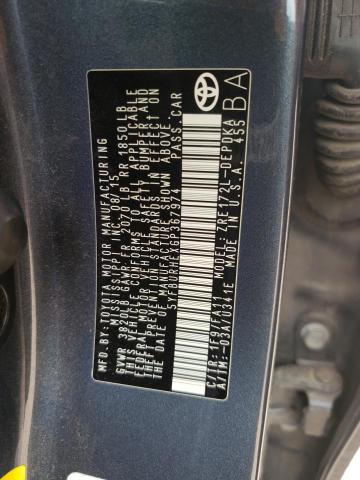 2016 Toyota Corolla L VIN: 5YFBURHEXGP367974 Lot: 47280094