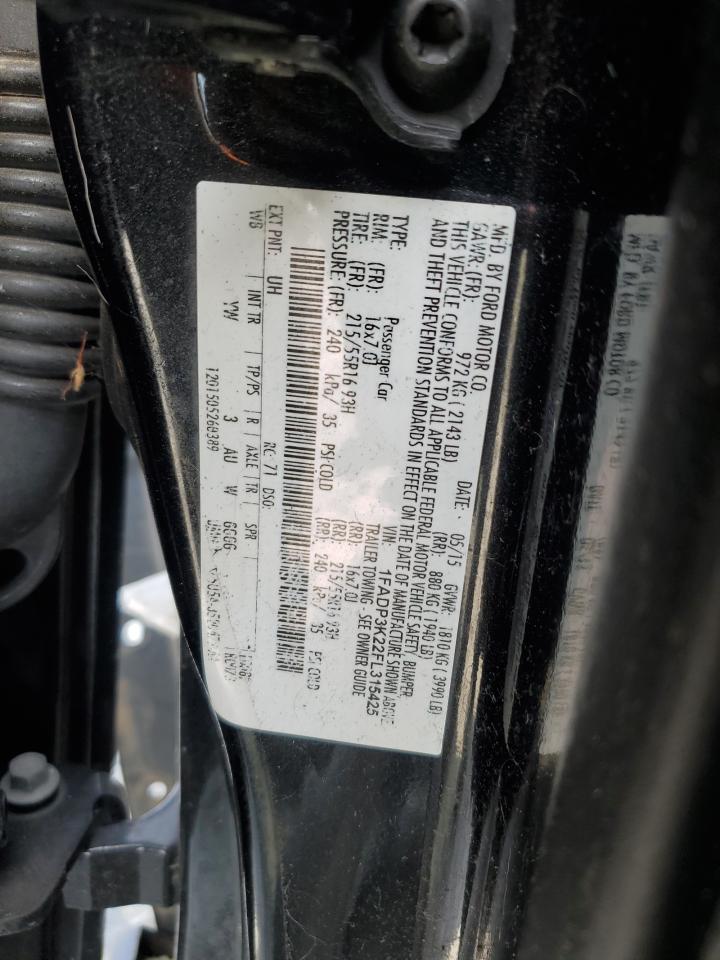 1FADP3K22FL315425 2015 Ford Focus Se