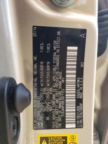 2014 Toyota Highlander Xle VIN: 5TDJKRFH9ES071153 Lot: 46862854