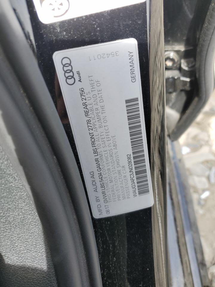 WAUG3AFC3JN028082 2018 Audi A6 Premium Plus