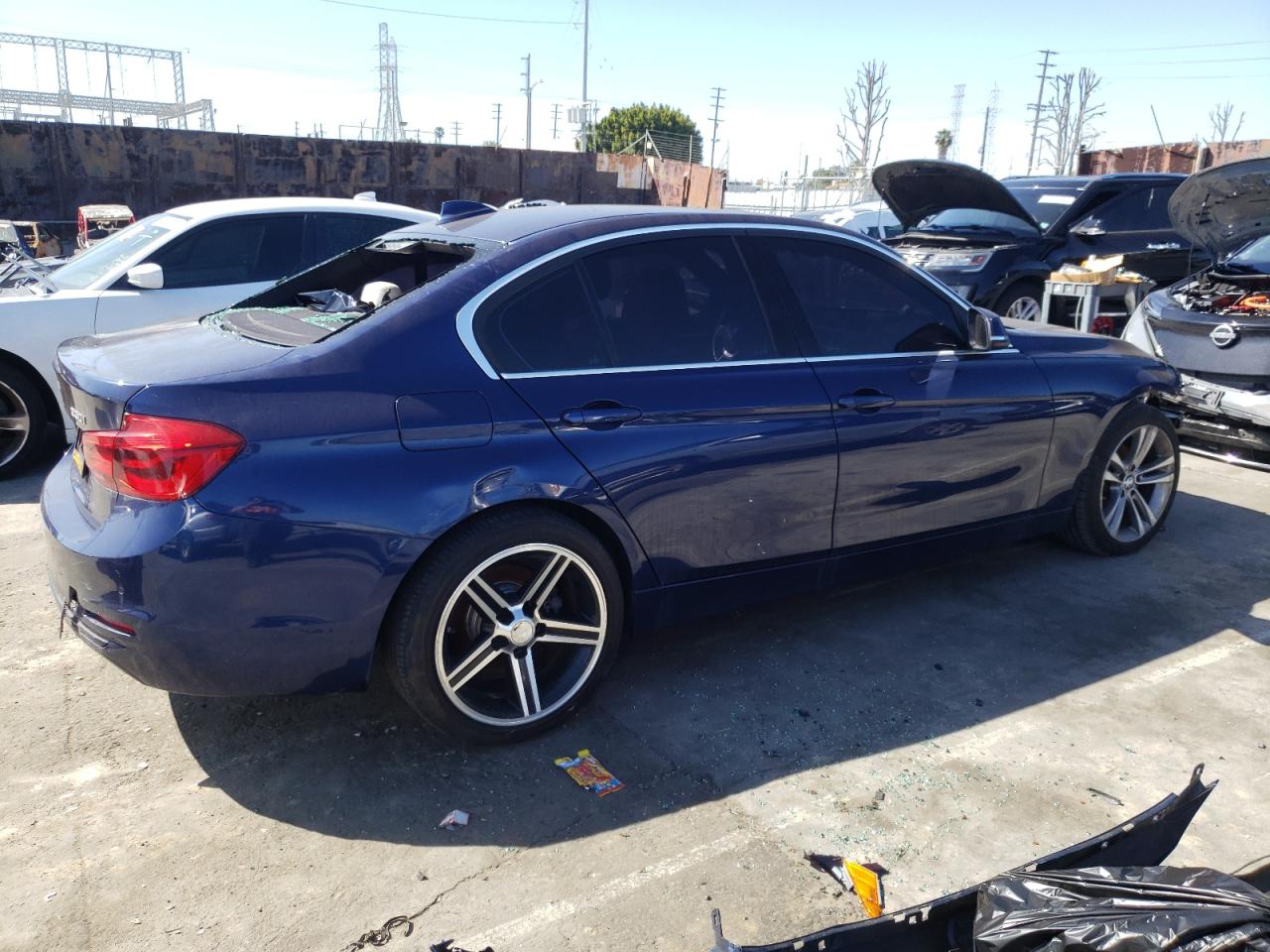 2017 BMW 330 I vin: WBA8B9G5XHNU51208