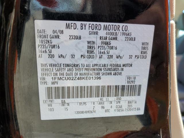 2008 Ford Escape Xls VIN: 1FMCU02Z48KE01396 Lot: 47645704