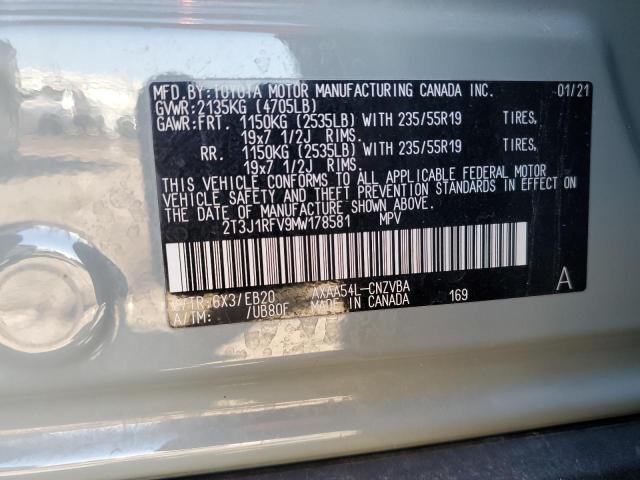 2021 TOYOTA RAV4 ADVEN - 2T3J1RFV9MW178581