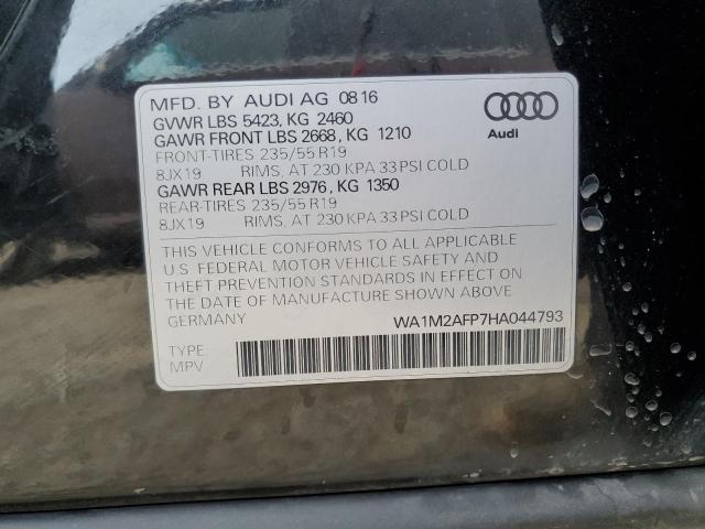 VIN WA1M2AFP7HA044793 2017 Audi Q5, Premium Plus no.12