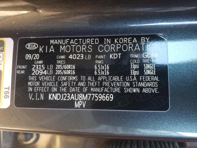 2021 KIA SOUL LX - KNDJ23AU8M7759669