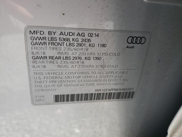 VIN WA1CFAFP8EA084327 2014 Audi Q5, Premium no.12