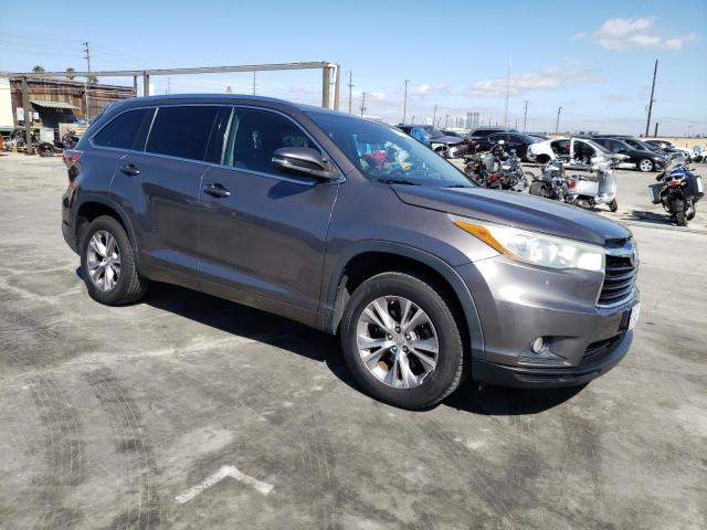 VIN 5TDKKRFH6FS050587 2015 Toyota Highlander, Xle no.4