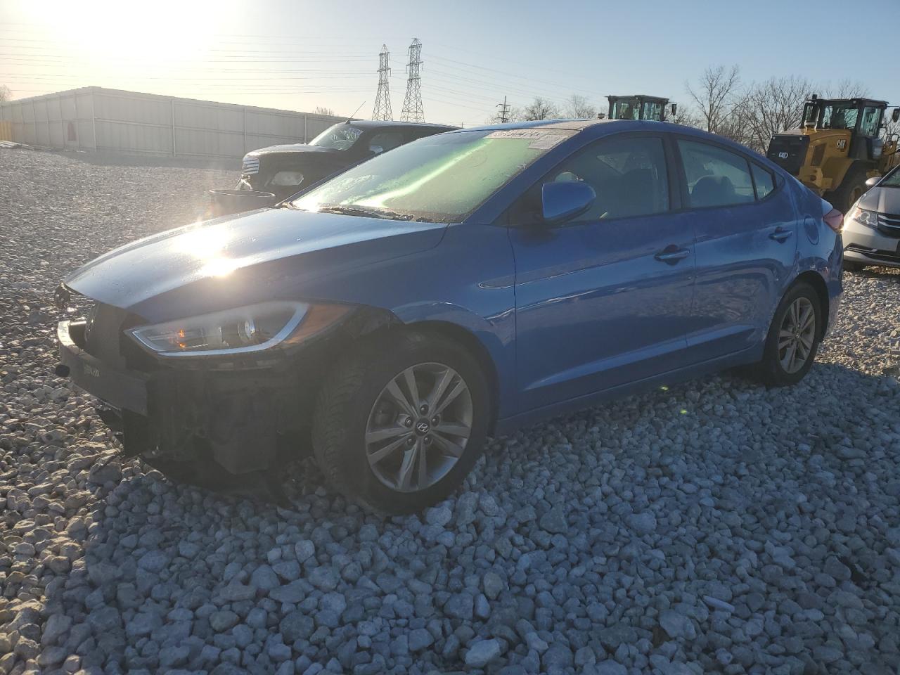 2018 Hyundai Elantra Sel vin: KMHD84LF3JU606657