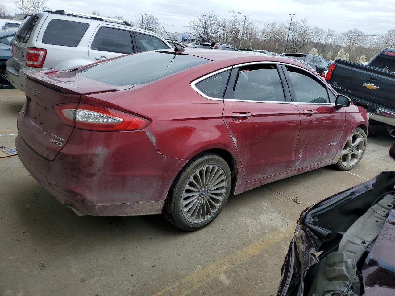 3FA6P0RU7ER388577 2014 Ford Fusion Titanium Hev