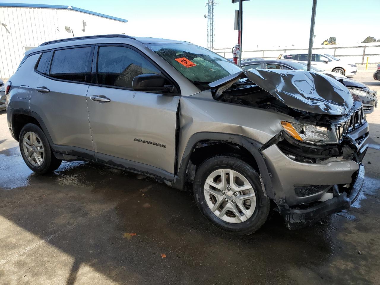 2018 Jeep Compass Sport vin: 3C4NJCAB3JT287004