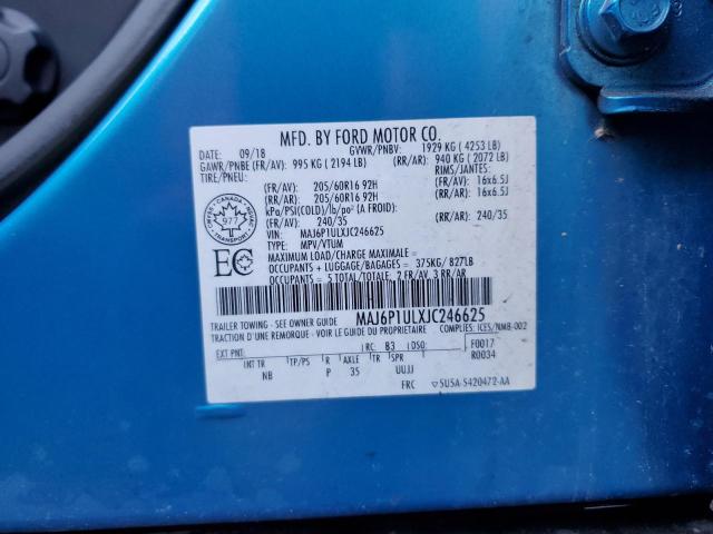 2018 FORD ECOSPORT S - MAJ6P1ULXJC246625