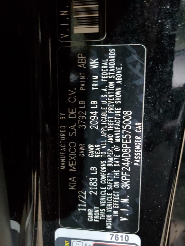 3KPF24AD8PE575008 2023 Kia Forte Lx