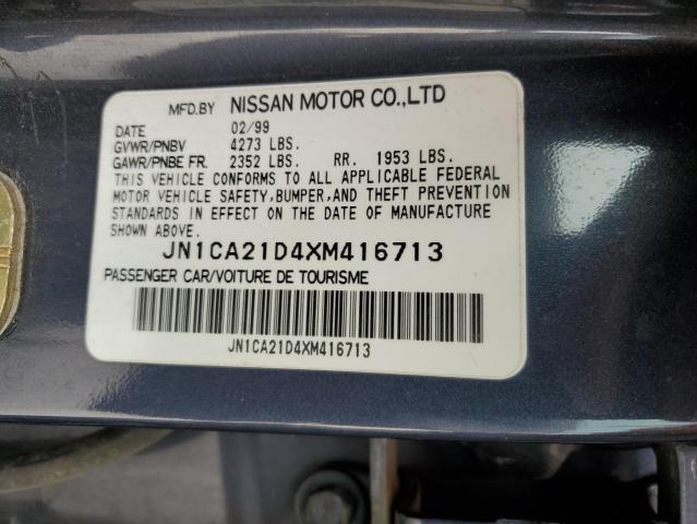 1999 Nissan Maxima Gle VIN: JN1CA21D4XM416713 Lot: 47735824