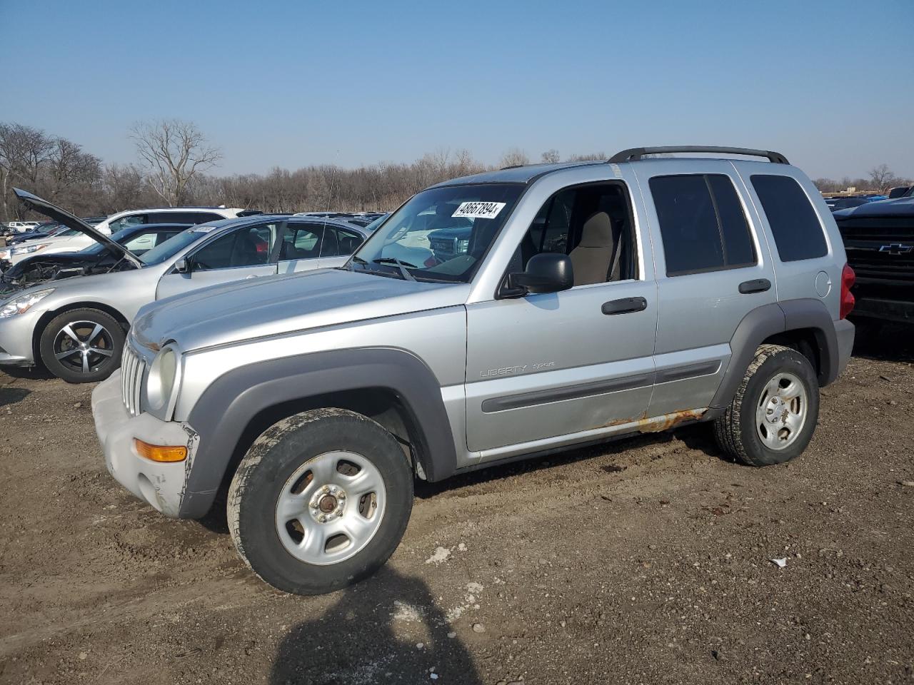 1J4GL48K43W733621 2003 Jeep Liberty Sport