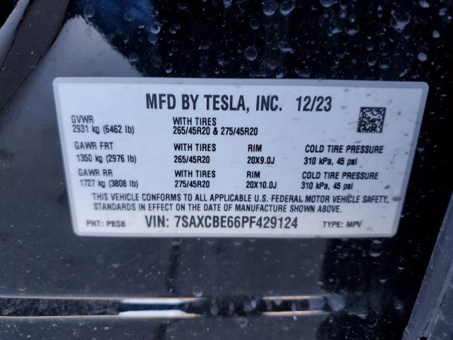  TESLA MODEL X 2023 Черный