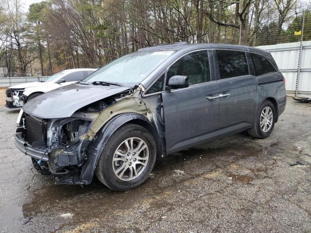 Lot #2494131721 2013 HONDA ODYSSEY EX salvage car