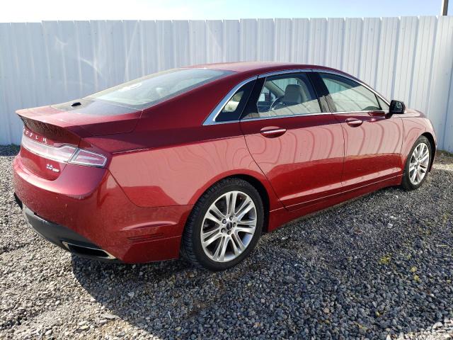  LINCOLN MKZ 2016 Червоний