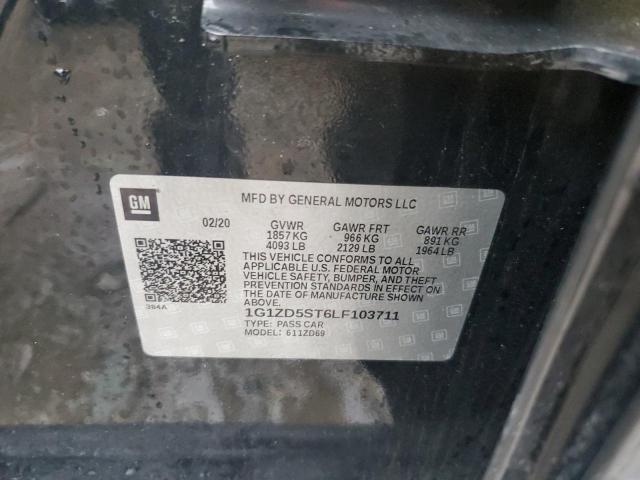 2020 Chevrolet Malibu Lt VIN: 1G1ZD5ST6LF103711 Lot: 48612004